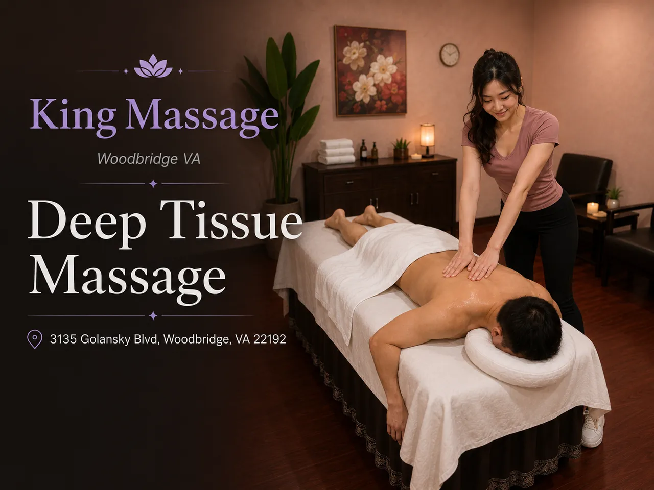 Deep Tissue Massage in Woodbridge, VA at King Massage